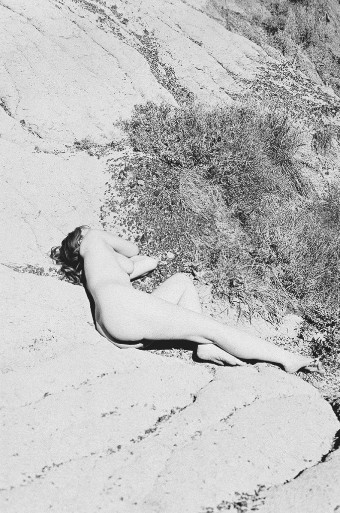 Sanja Lukač - Starland, Darkroom Solarized Print from B&W 35mm Film Negative on cyanotype mat - 9.25" x 7.25", $ 475 - framed Sanja Lukač